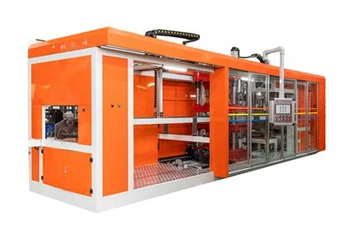Machine de thermoformage de plastique multi-stations multifonctions